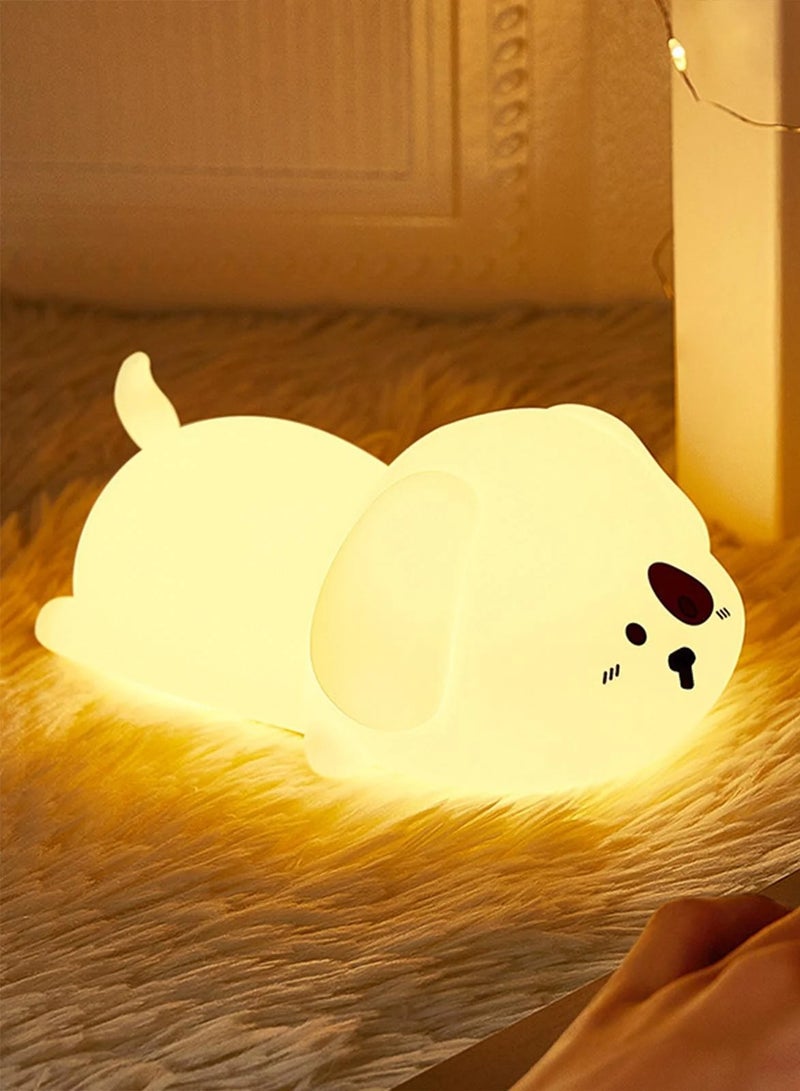 راكسوم مصباح الليلي للأطفال - 3 أوضاع إضاءة، قابل للتعتيم مع مؤقت، تحكم باللمس، ضوء ليلي من السيليكون، قابل لإعادة الشحن عبر USB، ضوء رضاعة لطيف للأطفال - Image 3