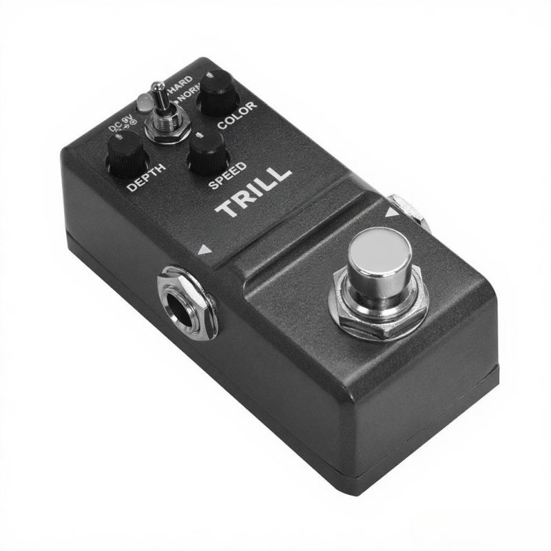 Rowin Optical Tremolo Guitar Pedal with EQ Circuit for Surf Music - Photoelectric Tremolo Tone Modulation Pedal with True Bypass for Pulsating Waves - Image 5