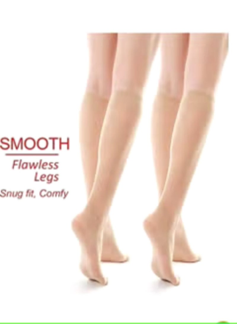 مجموعة من ست جوارب شفافة فوال محجبات طويلة - Image 2