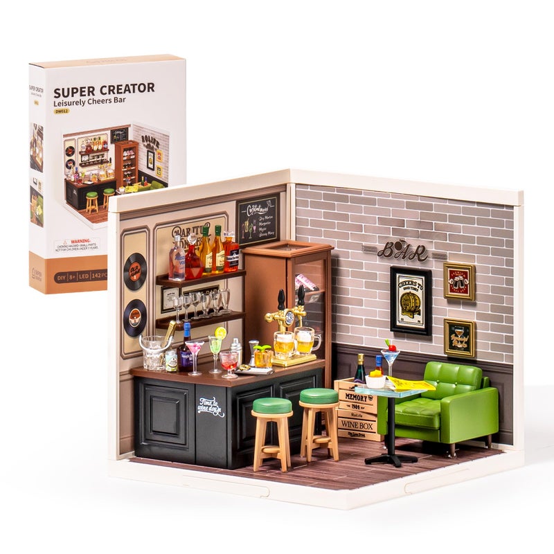 Wowood Super CreatorMini Blocks Model Building Set for Adults Miniature Plastic House Kit Super StoreBuilding Blocks Toys for Teens 812 DIY CraftsHobbies for TeensAdults Leisurely Cheers Bar - Image 3