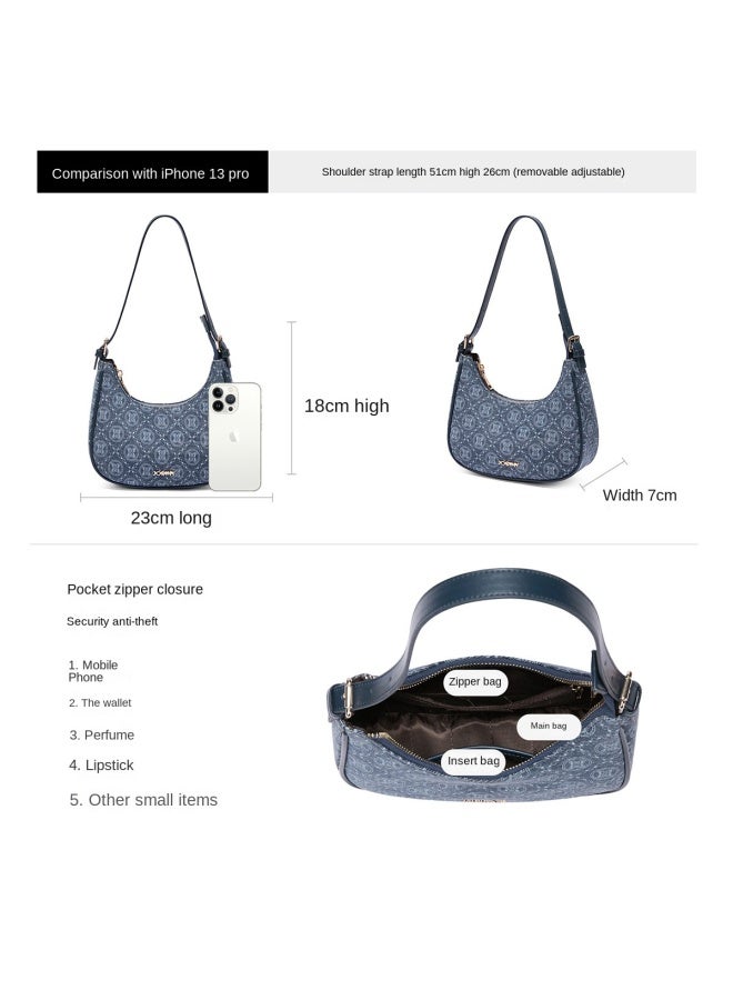 Josiny Popular Women's Bags: Underarm Bag, Handbag, Crescent Bag, Crossbody Bag, Shoulder Bag, Commuter Bag For Women - Image 5