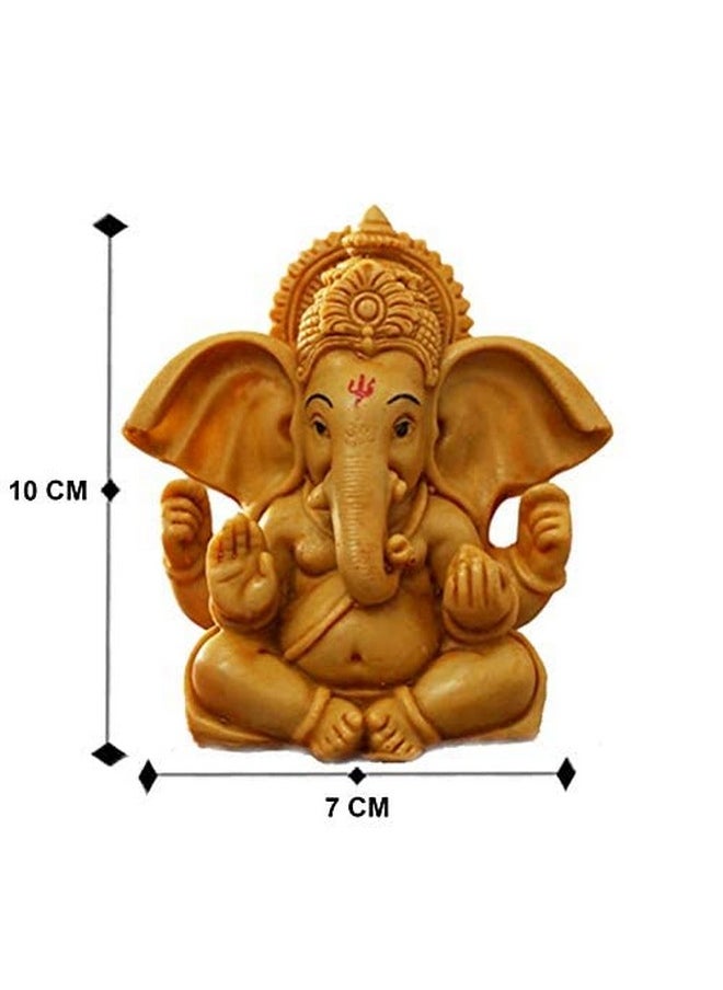 ascension Handcrafted Ganesha Beautiful Lord Ganesha Idol Figurine Showpiece Sculpture Hindu Polyresin Car Dashboard Ganesh Ji Statue Brown - pzsku/Z3966308D85D0E0CF181CZ/45/_/1737806297/520376ca-6917-4e7e-aea5-88f5cf8a91fb