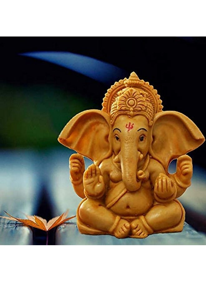 ascension Handcrafted Ganesha Beautiful Lord Ganesha Idol Figurine Showpiece Sculpture Hindu Polyresin Car Dashboard Ganesh Ji Statue Brown - pzsku/Z3966308D85D0E0CF181CZ/45/_/1737806304/92b2454e-fd05-4421-8d24-d0adbf3366e8