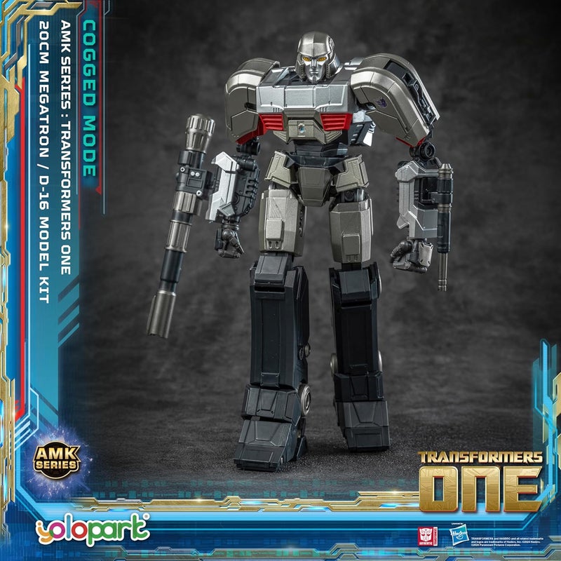 YOLOPARK مجموعة نموذج محول YOLOPARK One Megatron (D-16) وضع الأسنان، مفصلية عالية 20 سم (7.87 بوصة)، هدية لعبة محولات قابلة للتحصيل للأطفال من سن 8 سنوات فما فوق - Image 3