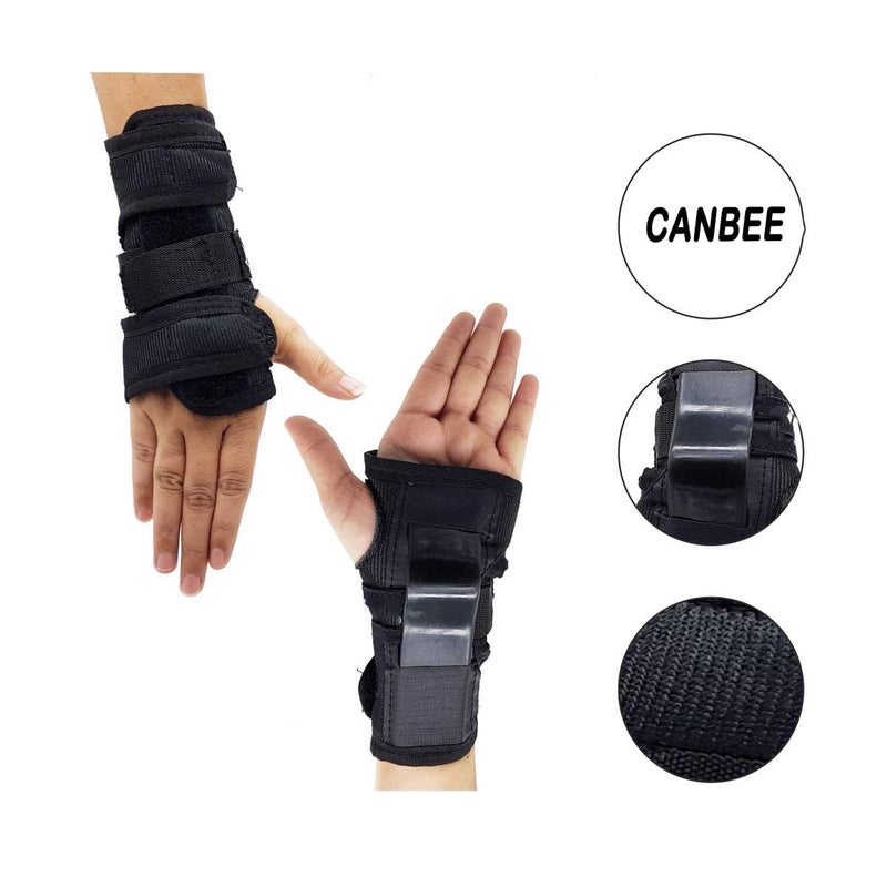 Canbee Cycling and Skating Protective Kit Set 6 to 14 Year Unsex Kids (Black) - Image 3