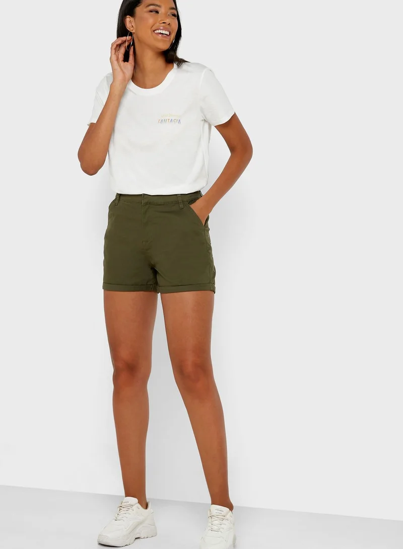 Cotton On Roll Hem Shorts
