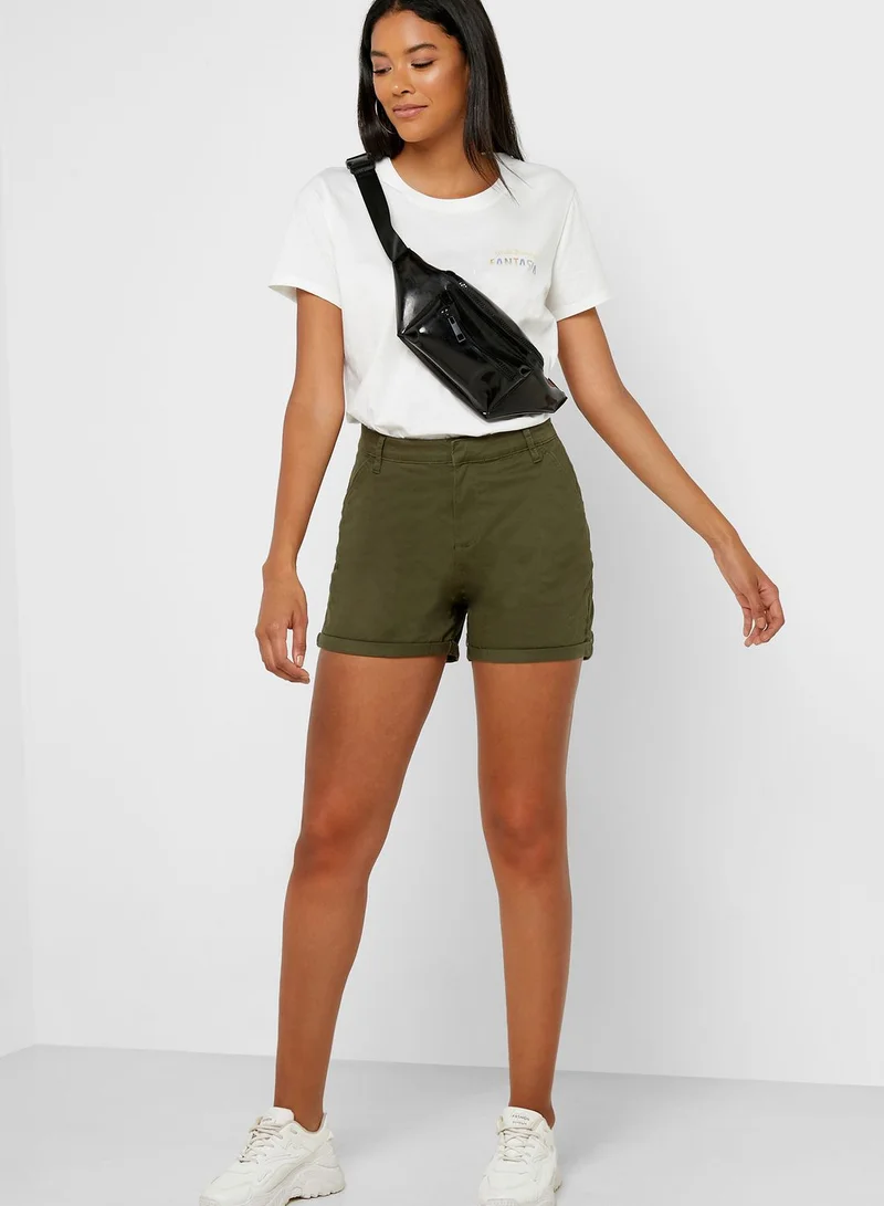 Cotton On Roll Hem Shorts