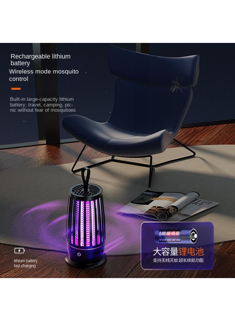 general Intelligent Mosquito Killer Mosquito Repellent Mosquito Net Wall-mounted Portable Usb Charging Electric Shock LED - Image 4