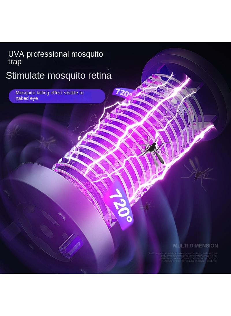 general Intelligent Mosquito Killer Mosquito Repellent Mosquito Net Wall-mounted Portable Usb Charging Electric Shock LED - Image 3