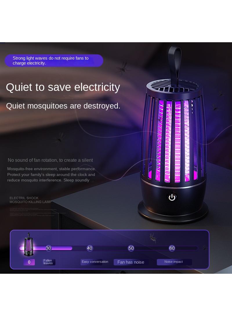 general Intelligent Mosquito Killer Mosquito Repellent Mosquito Net Wall-mounted Portable Usb Charging Electric Shock LED - Image 2