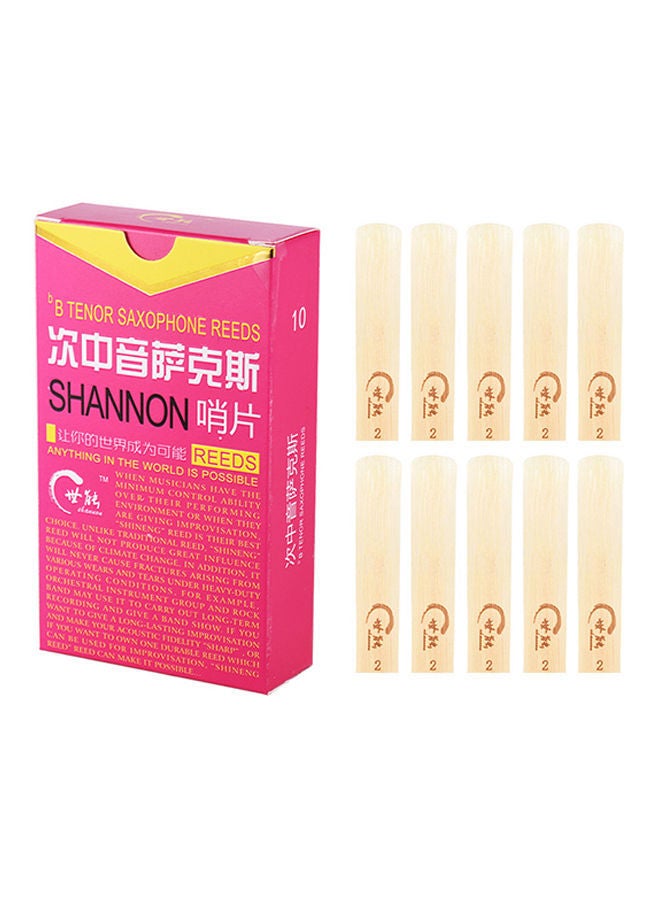 NIBEMINENT 10-Piece Elementary Bb Tenor Saxophone Reeds  - Image 5
