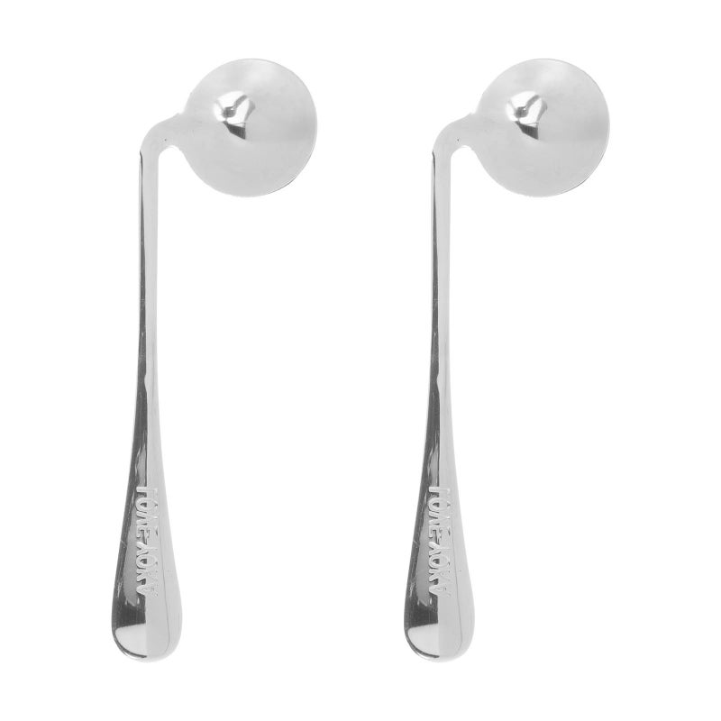 Stainless Steel Adaptive Spoon 2 Pack Left Handed Ergonomic Aid - Image 2