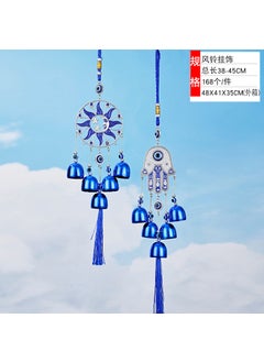 Generic Colorful Box Windmill Wood House Wind Chimes Decor Gift Lyx001-5 blue wind chime b 