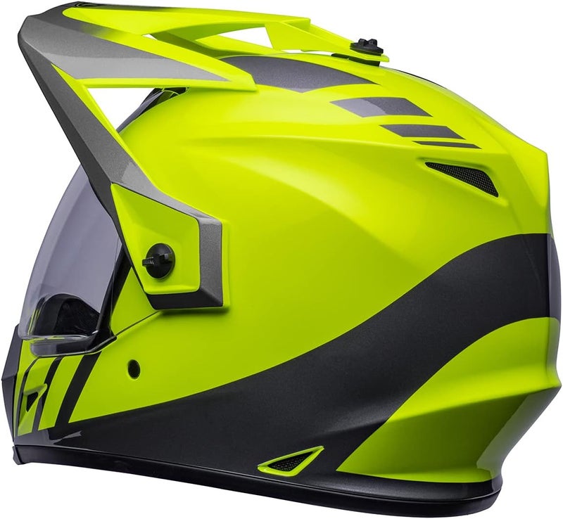Bell MX-9 Adventure MIPS Full-Face Motorcycle Helmet - Dash Hi-Viz Yellow/Gray - Small - Image 5