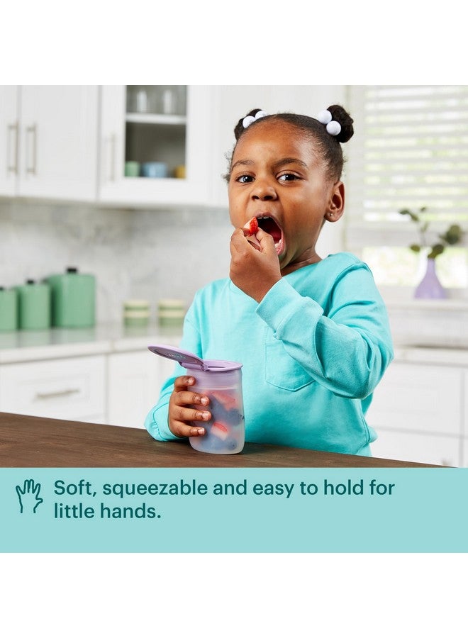 Pyrex Littles (6-PC) Silicone Baby Toddler Feeding Set, 5 OZ Pouches and Lids For Food & Beverage, Airtight Leak-Proof, BPA Free Non-Breakable Dishwasher Safe, Ages 6 Months + - Image 2