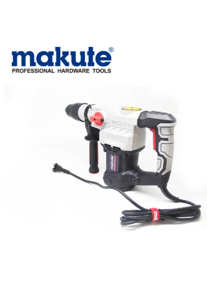 makute Electric Rotary Hammer Drill Jack Hammer Drill 1500W with 500 RPM  for All Heavy-Duty Drilling Task (HD118) - Image 4