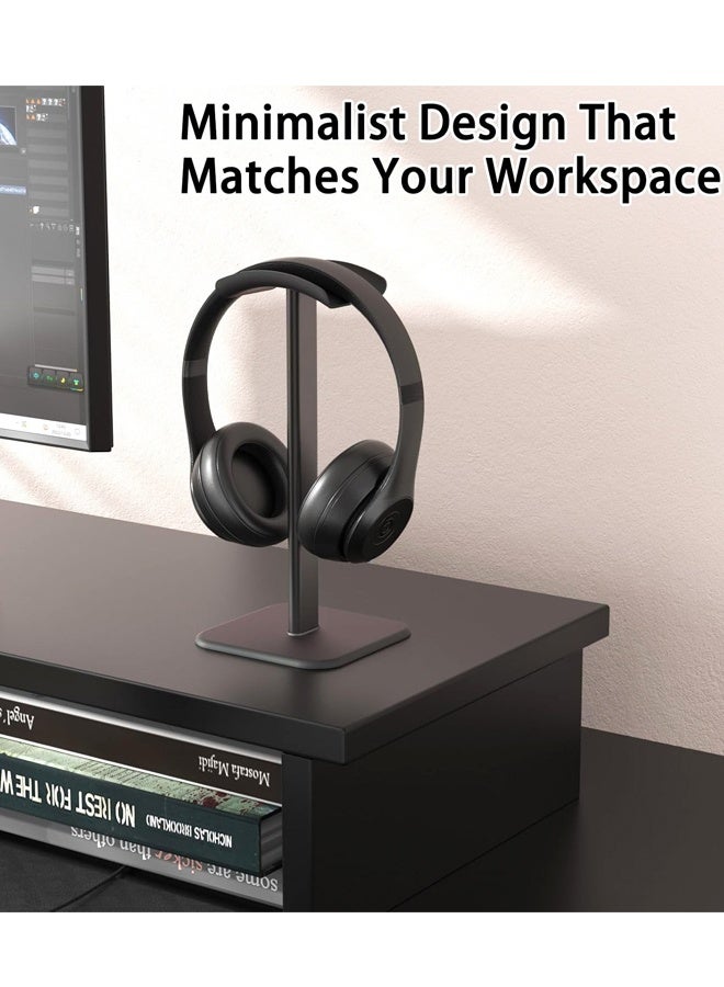 Headphone Stand for Desk - Headphone Holder for AirPods Max, Sony, Bose, Beats and More (Black) - Image 4