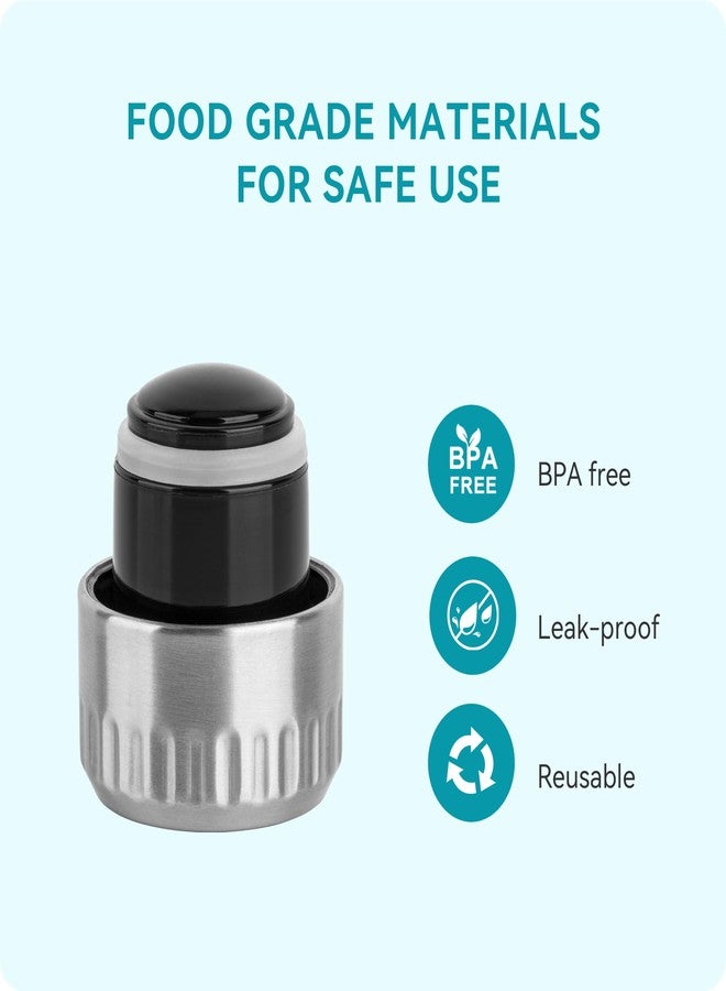 Soledea Lid Fits for BJPKPK、S'well、koodee Cola Shape Water Bottle, Replacement Leak Proof Lid for 9 oz, 12oz, 17 oz Cola Shape Water Bottle - Image 5