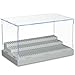 KKU Display Case for Figures Minifigure Display Case Box Storage 10 X 61 X 54 Action Figures Blocks for Display with 3 Movable Steps - Image 2