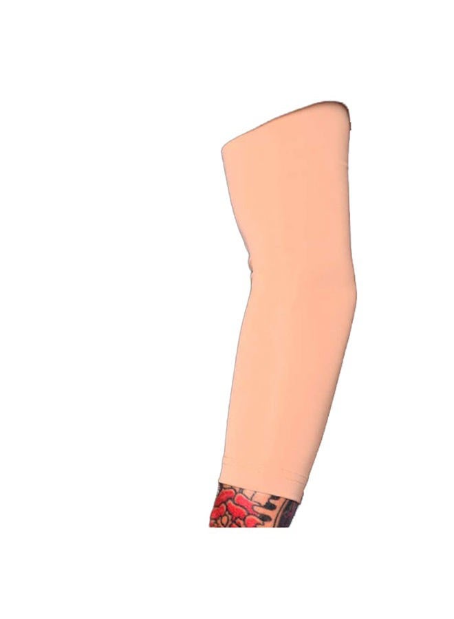 Ink Armor Premium 3/4 Arm Tattoo Cover Up Sleeve - No Slip Gripper - U.S. Made - Light - XSS (single arm/elbow sleeve)