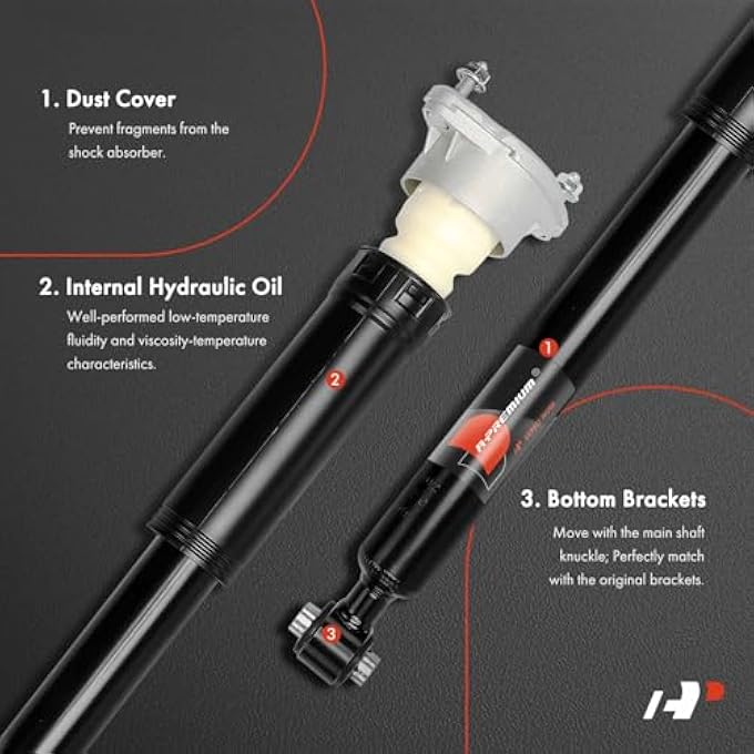 أ-بريميوم ممتص صدمات خلفي متوافق مع مرسيدس بنز C250 20122014 C300 2008201420162022 C350 20082015 C63 Amg 2012 E350 E400 E450 E63 Amg طقم من قطعتين - Image 4