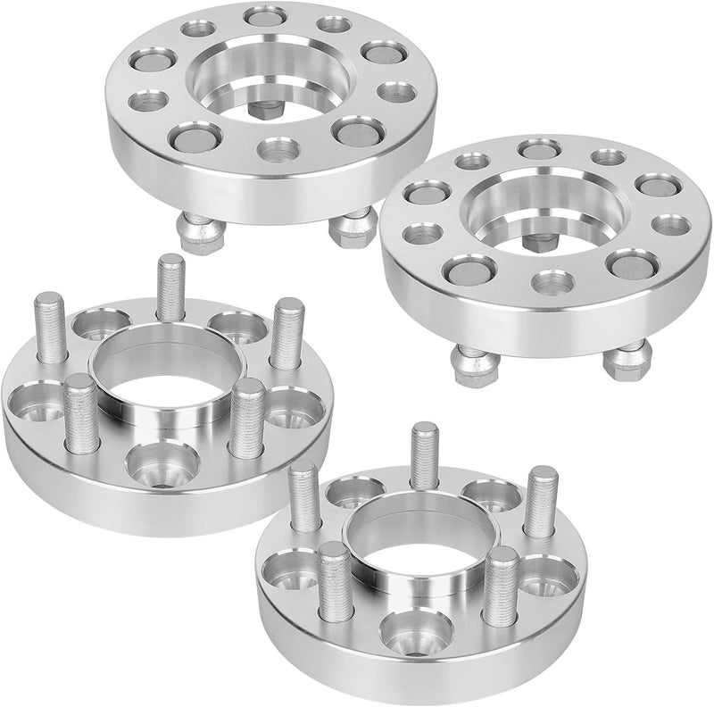 IRONTEK 1in Hubcentric Wheel Spacers Adapter 5x4.5 (71.5mm Bore, 14x1.5 Studs) for Ford GT and Mustang - Image 1
