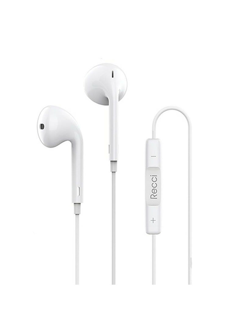 ريتشي Recci Wired Headphone For Phone With Mic