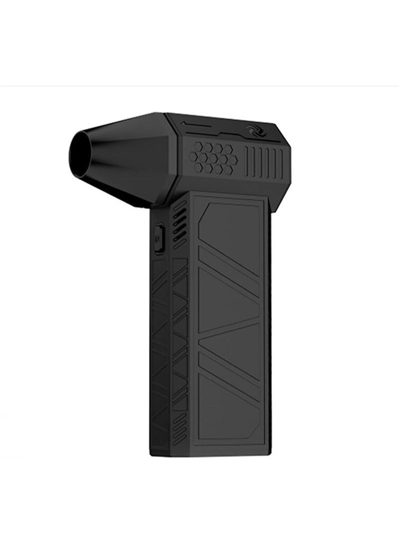 Mini Super Power Turbo Jet Fan Handheld Blower with 130,000 RPM Brushless Motor, 52m/s Wind Speed, 3000mAh Battery, Portable Pocket-Sized Air Blower for Dust Removal, Cooling, Camping BBQ Air Blower, Camping Essentials and More - Image 1