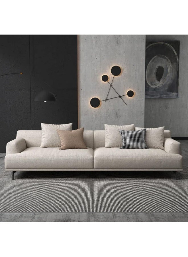 Zayn comforts Modern & Sleek Fabric Sofa Set - Image 1