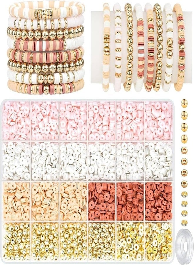 IP DHAMELIYA Bracelets Making KIT Brown Children's Plastic Beads for Kids Crafts Jewellery Making Kit for Kids DIY Dead Set Making Jewelry Making Friendship Bracelet Kit for Girls Adults - Image 2