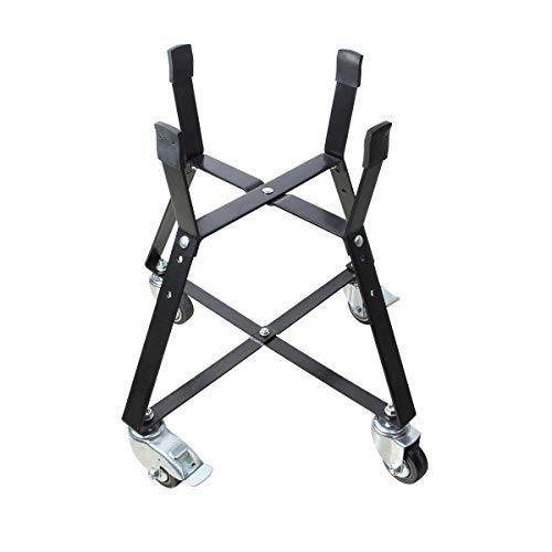 Dracarys Dracarys Rolling Cart for Small Big Green Egg Nest AccessoriesGreen Egg Nest Stand Small Rolling Nest with Heavy Duty Locking Caster Wheels Powder Coated Steel 