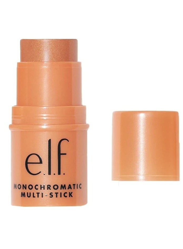 elf cream blush stick glistening peach
