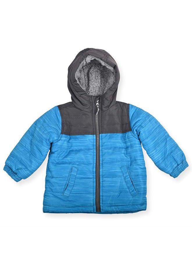 Arctic Quest boys Boys Ski Jacket and Snowbib Snowsuit Set 2 Piece Zip Up Jacket and Overall Snowsuit Set for Little Kids, Turquoise, 3T - Image 2