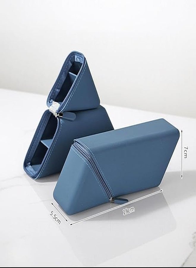 JOYBOOS Pencil Case with Stand | Self-Standing Silicone Pencil Case with Foldable Desk Stand | Desktop Pen Pouch, Pencil Organizer & Makeup Tool Holder (1 PCS) - Image 3