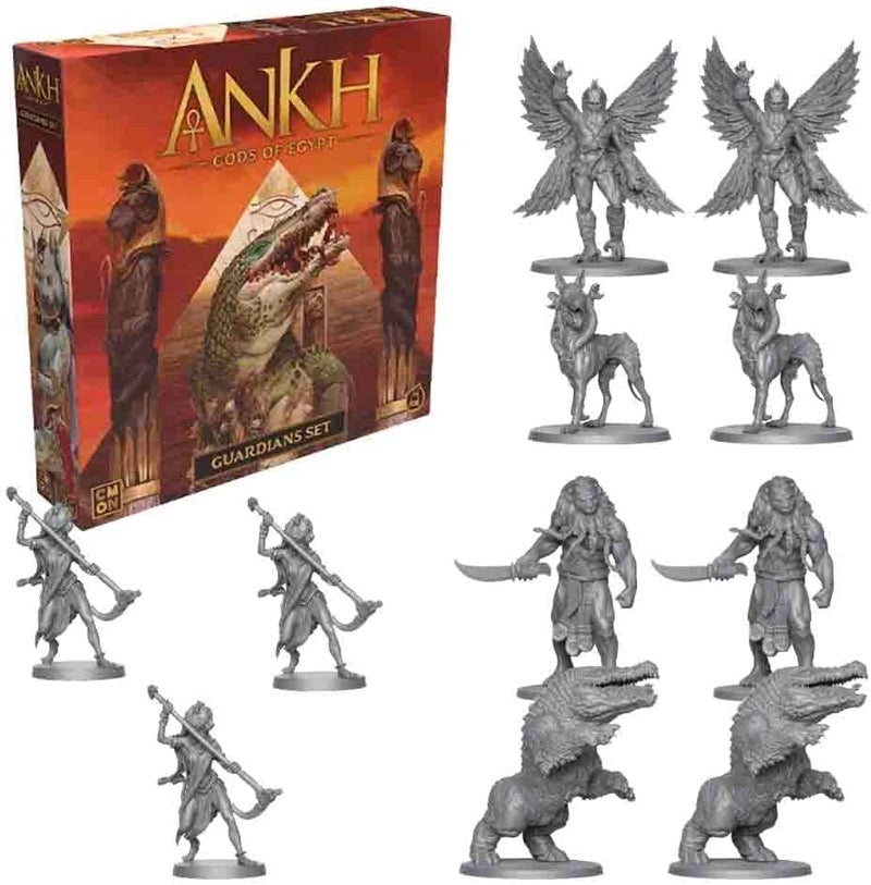 Asmodee Ankh Gods of Egypt Board Game Guardians EXPANSION - Harness Divine Allies with Unique Abilities, Strategy Game for Kids and Adults, Ages 14+, 2-5 Players, 90 Minute Playtime, Made by CMON - Image 2