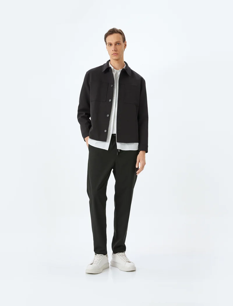 كوتون Drawstring Trousers
