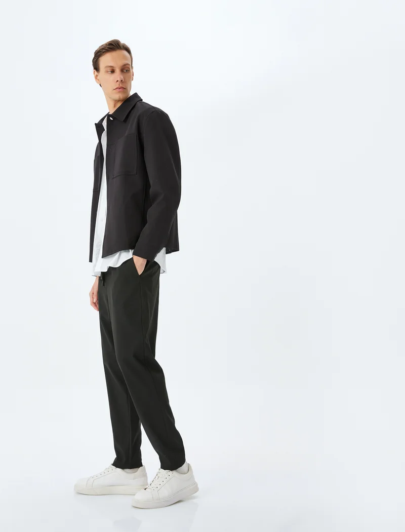 كوتون Drawstring Trousers