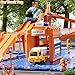 KIZONLY Puzzle Racer Kids Car Track Set 4Tier Race Tracks for Kids Ages 35 with 3 Cars Traffic Parts Trucks for Toddlers 24 Years Floor Puzzle Tracks Car Gift for Boys Girls 3 4 5 Year Old - Image 4