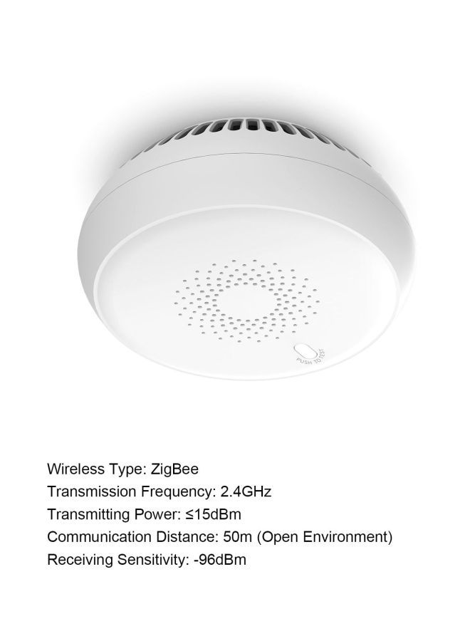 NIBEMINENT Wireless Sensor Alarm White 9x6.3x9centimeter - Image 4