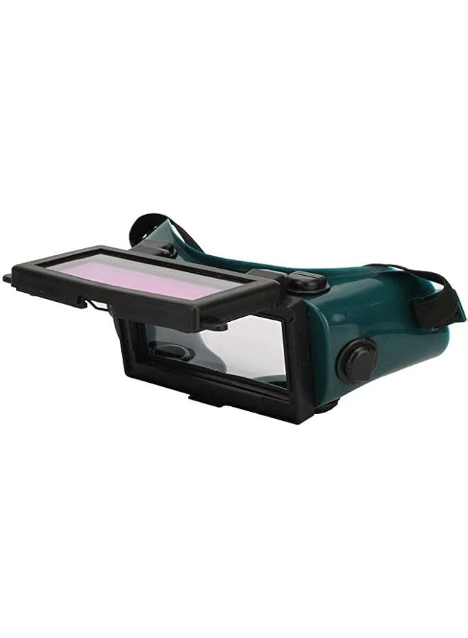 Biella Welding Safety Goggles, Welder Glasses, Welder Eye Mask, Welding Protective Goggles (Dark Green) - Image 1