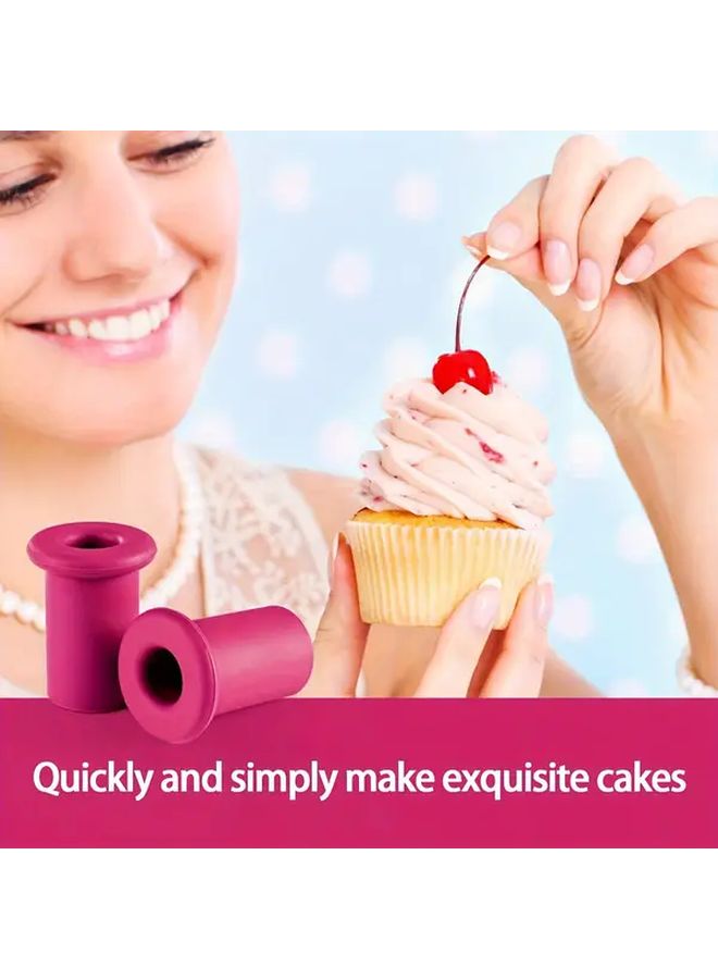 6Pcs Silicone Muffin Cake Plug Tool Set For Home Kitchen Baking Drill - Image 4