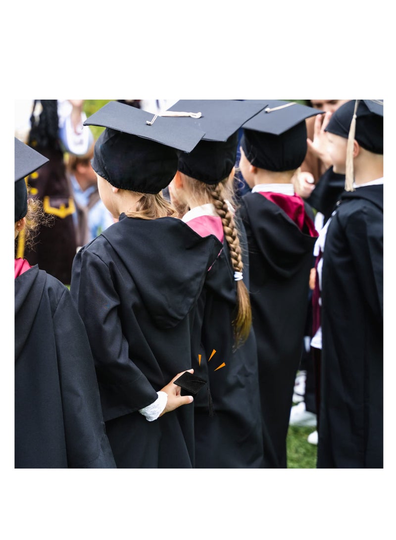 SYOSI 4 قطع علبة خواتم قبعة التخرج لمدرسة ثانوية لهدايا المجوهرات علبة هدايا التخرج علبة خاتم الفصل الدراسي لمدرسة ثانوية علبة أقراط قبعة إبداعية لحفل تخرج مدرسة 2023 لاحتفالات الحفلات - Image 3