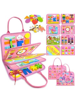 Y&D Busy Board Toys For Kids Toddler Sensory Toys Felt Activity Board For Boys And Girls Preschool Educational Learning Toy Gift For 2-4 Years Old Children Travel Toy For Airplane Or Car  - Image 1