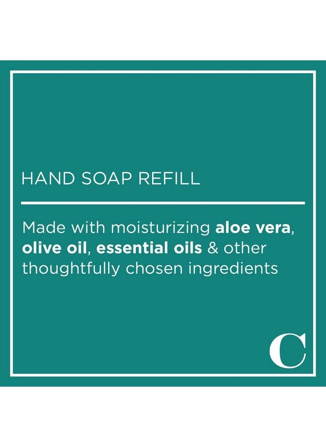 Caldrea - Hand Soap Refill Aloe Vera Gel Olive Oil And Essential Oils To Cleanse And Condition Pear Blossom Agave Scent 32 Oz - Image 1