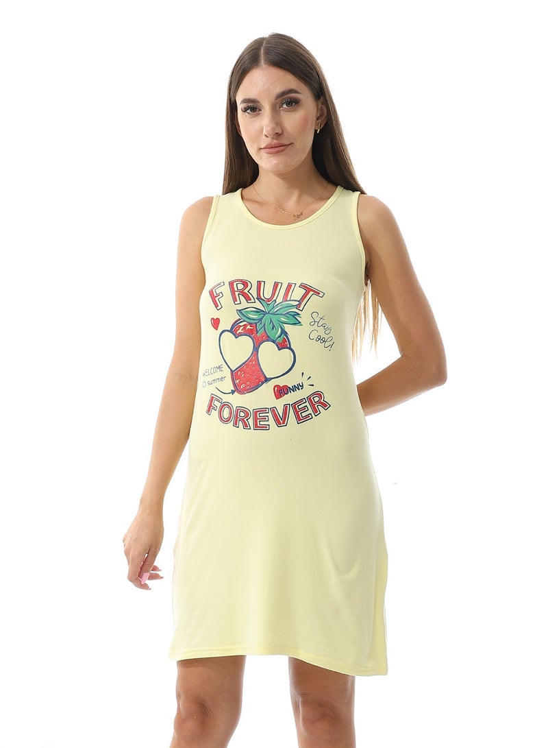 Caesar Home Wear Sleep Shirt Cash Mayo Dress Printed Photo - Image 1