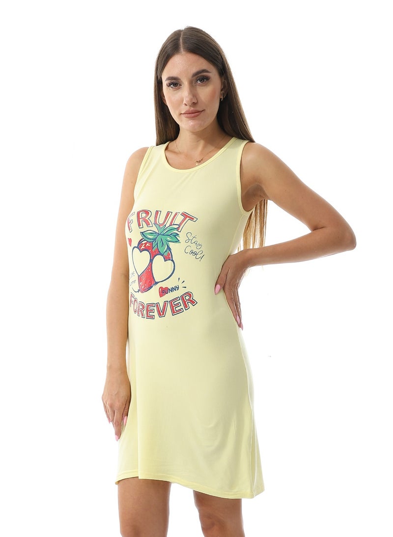 Caesar Home Wear Sleep Shirt Cash Mayo Dress Printed Photo - Image 2