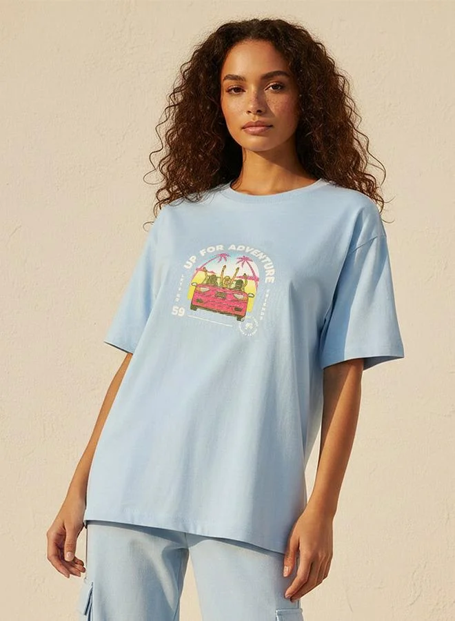 SP Characters Barbie Regular Fit Cotton T shirt