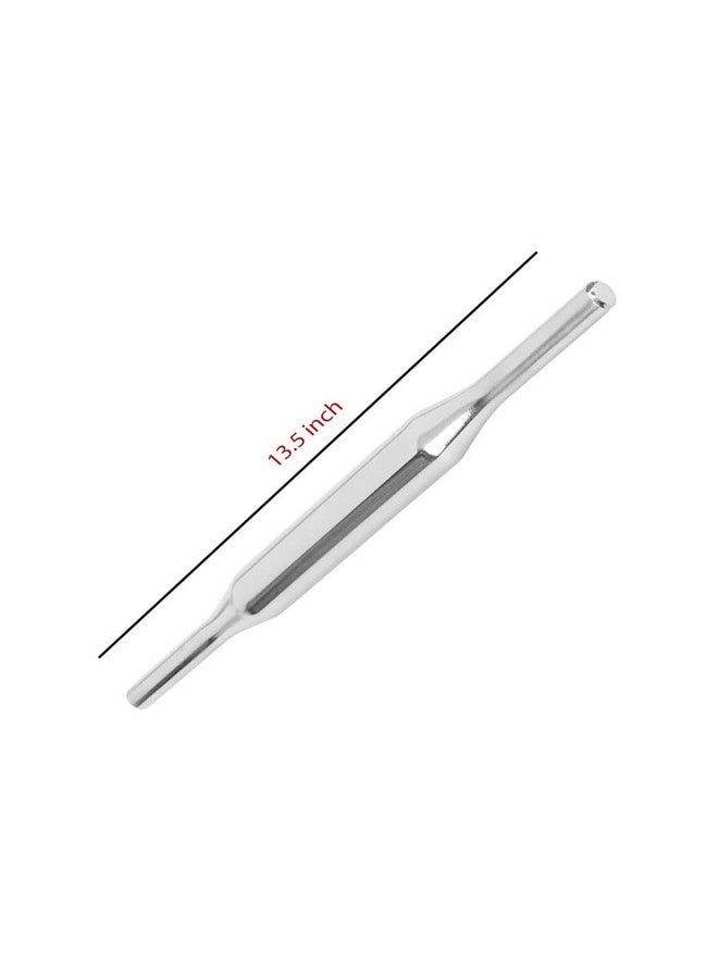 Faas Stainless Steel Belan Rolling Pin for Kitchen - 30cm/12 inch Silver Chapati Roti Roller - Image 3