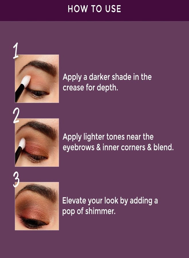 Lotus Makeup Lotus Make-Up Proedit Eye Primer Infused EyeShadow Palette Glam Goddess| Highly Pigmented| Blendable| 12 Shades|16.8g - Image 4