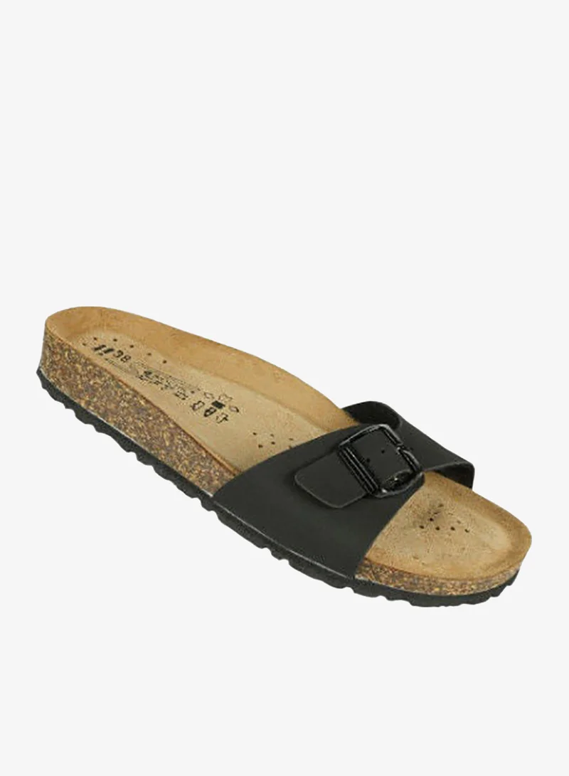 BiOCHIC Biochic Ladies Single Strap Sandals 012-473 237K-Black
